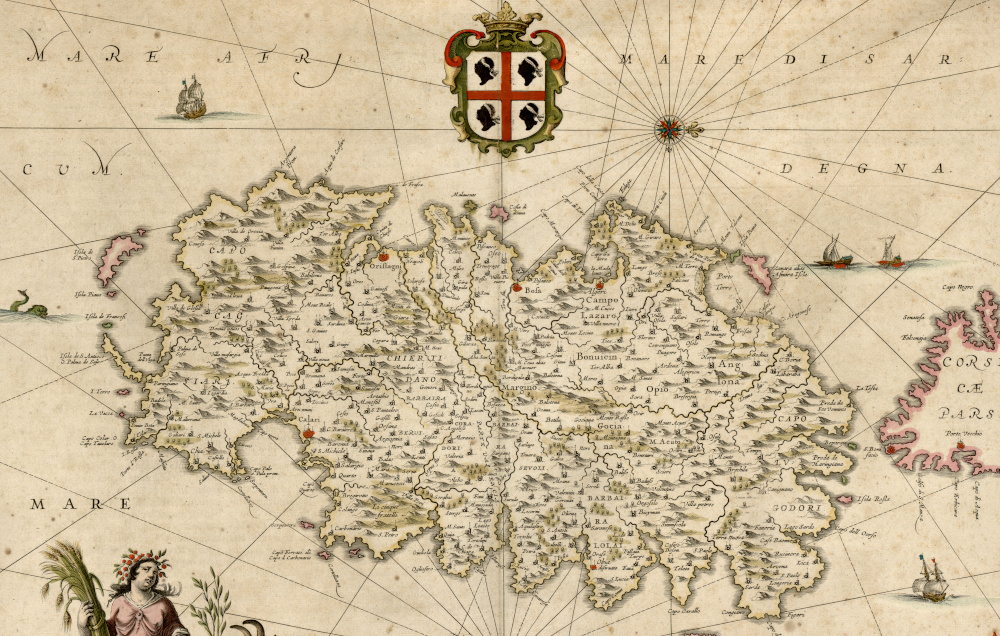 Insulae Sardiniae Nova & accurata Descriptio, 1642-44